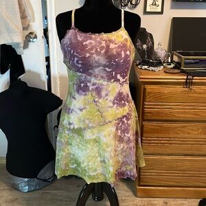 Acid washed dress